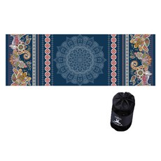 Savina 防滑圖案瑜珈墊巾, 西藏蓮花, 1個