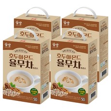 꽃샘 호두아몬드율무차플러스, 18g, 50개입, 4개