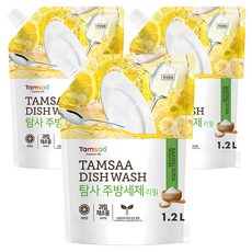 탐사 주방세제 리필, 1.2L, 3개