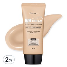 디오프러스 매직 비비크림 SPF50+ PA+++, 내추럴베이지, 60ml, 2개