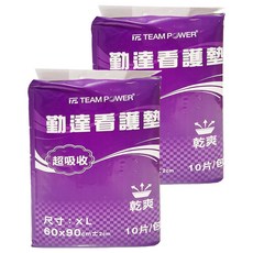 勤達 看護墊, 90 x 60cm, 10片, 2包