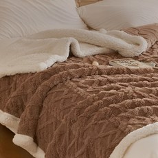 夢之語 3D緹花塔芙絨x羊羔絨毛毯