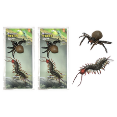 爬蟲世界 大蜘蛛 + 大蜈蚣公仔套組, 2套