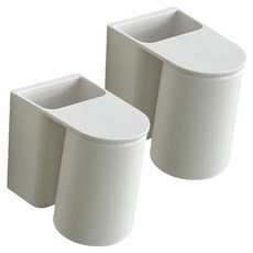 Lifestyler KR WOOYOONIC 倒掛磁吸漱口杯架組, 2套, 混合色