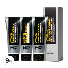 MIP 維他命刮鬍膏, 80ml, 9個