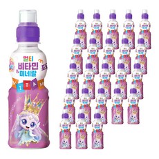 woongjin 熊津 奇妙萌可 綜合維他命礦物質飲品 葡萄口味, 24個, 200ml