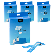 gorogoro 고양이 츄 간식, 참치맛, 450g, 4개