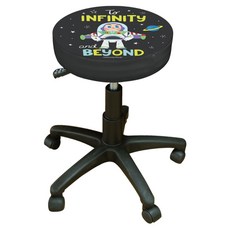 收納王妃 迪士尼玩具總動員 滾輪圓椅, 巴斯光年, 1個