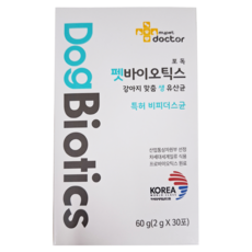 mypet doctor Biotics 汪益生 狗狗 30包, 益生菌, 1盒
