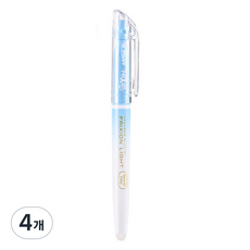 Oreum可擦式自然色螢光筆, 藍色, 4個