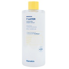 Hanskin 7 Layer 神經醯胺化妝水 500ml 含Ceramide NP 10 000 ppb, 1瓶