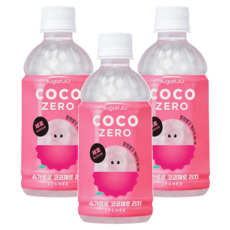 sugarlolo COCO ZERO 椰果飲料 荔枝風味, 無糖, 低卡路里, 340ml, 3瓶