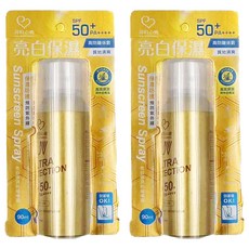 我的心機 防曬噴霧 SPF50 PA+ 閃耀金, 90ml, 2件