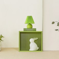 YANGJI BOOKCASE 方塊收納櫃 書櫃, 嫩綠色, 1層