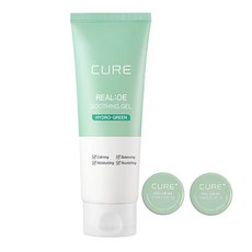 KIMJEONGMOON-ALOE Cure蘆薈舒緩凝膠 150ml+EX護理霜 3.5g 2罐, 1組