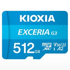키오시아 EXCERIA Micro SD카드 LMEX3L512GG4, 512GB, 1개 512GB, 1개