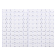 KHONEIM 高強度圓形雙面膠帶 4W138 20mm 60p, 透明, 2個