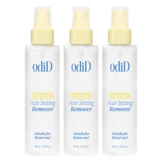 오디드 아티스트 헤어 셋팅 리무버, 3개, 150ml