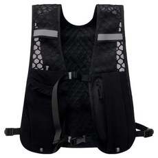 Daonselect 超輕量登山跑步運動背心 越野後揹包, 黑色, 1個