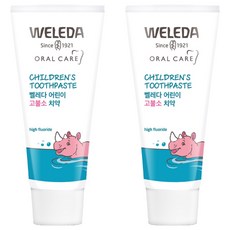 WELEDA 薇蕾德 高氟兒童牙膏, 2個, 60g