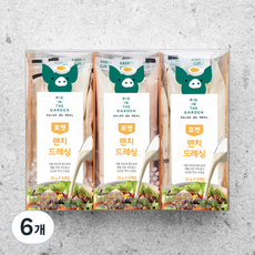 피그인더가든 랜치 드레싱, 150g, 6개