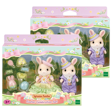 EPOCH Sylvanian Families 森林家族 瑪格麗特兔情侶公仔組, 2套