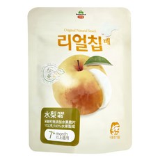 SSALGWAJA 韓國米餅村 無添加寶寶水果脆片, 水梨, 15g, 1包