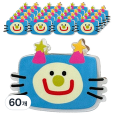 마켓감성 캐릭터 노트 클립, 티비, 60개, 1개입