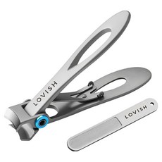 厚款手足指甲剪套組, 銀色, 1組