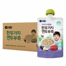 베베쿡 한우 가지 연두부죽 실온이유식 후기, 10개, 100g, 한우 + 가지 + 연두부 혼합맛
