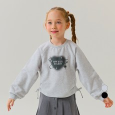 OWLEYBARN 女童款Love抽繩大學T