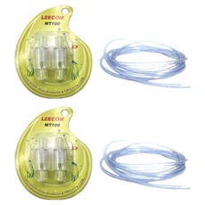 LEECOM 止逆閥 2入 MT-100 + 氣管, 2套