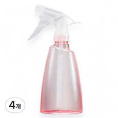 티로나 공기압 미스트 물뿌리개 500ml, 핑크, 4개