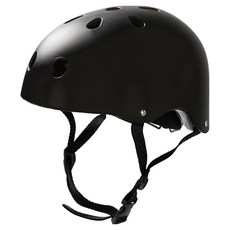 블루선 전동킥보드 스케이트보드 라이딩 보호 헬멧, 블랙, 1개