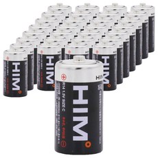 HIM 錳乾電池 C型, 24入, 2個