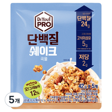 닥터유 오리온 닥터유프로 단백질쉐이크 곡물 5p, 210g, 5개