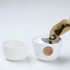 일롱 쾌객 품평배 독향조 무광백 125ml, 1개