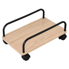 HOPMA 合馬家具 移動式電腦主機架 (漂流木)(淺橡木) 台灣製造, 淺橡 漂流木, 1件