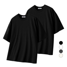 네이븐 2장 SET 20수 오버핏 반팔티 NA2OT