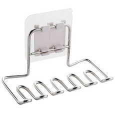 Hanbom Nuri 不銹鋼免鑽孔牙刷架 B型, 1個, 單一顏色