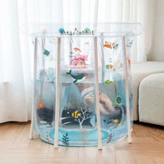 AttiRabbit 海洋朋友 寶寶游泳池 韓文 英文, 混合顏色, 1個