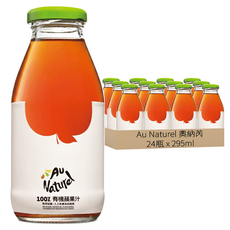 Au Naturel 奧納芮 有機蘋果汁, 295ml, 24瓶