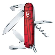 VICTORINOX 瑞士維氏 斯巴達 紅色透明 瑞士刀, 1個