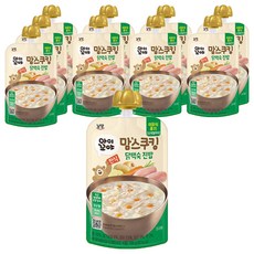 아이꼬야 맘스쿠킹 이유식 12개월부터, 100g, 10개, 혼합맛(닭백숙/진밥)