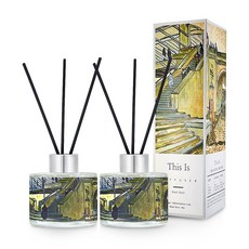 디스이즈명화 디퓨저, 블랙머스크, 120ml, 2개