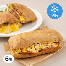 비엔 홀그레인머스타드살라미 샌드위치 (냉동), 210g, 1개입, 6개
