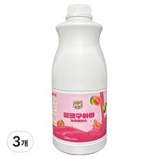 데일리팝 핑크구아바 농축베이스, 3개, 1.8kg