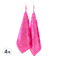 Market Ring 加厚抹布 粉紅色, 4個