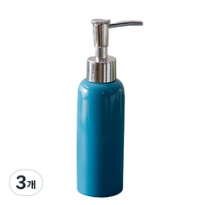 욕실 디스펜서 리필 용기 160ml YT_RA561, 블루, 3개