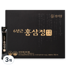 천지양 6년근 홍삼정 로얄스틱 + 쇼핑백, 300ml, 3개